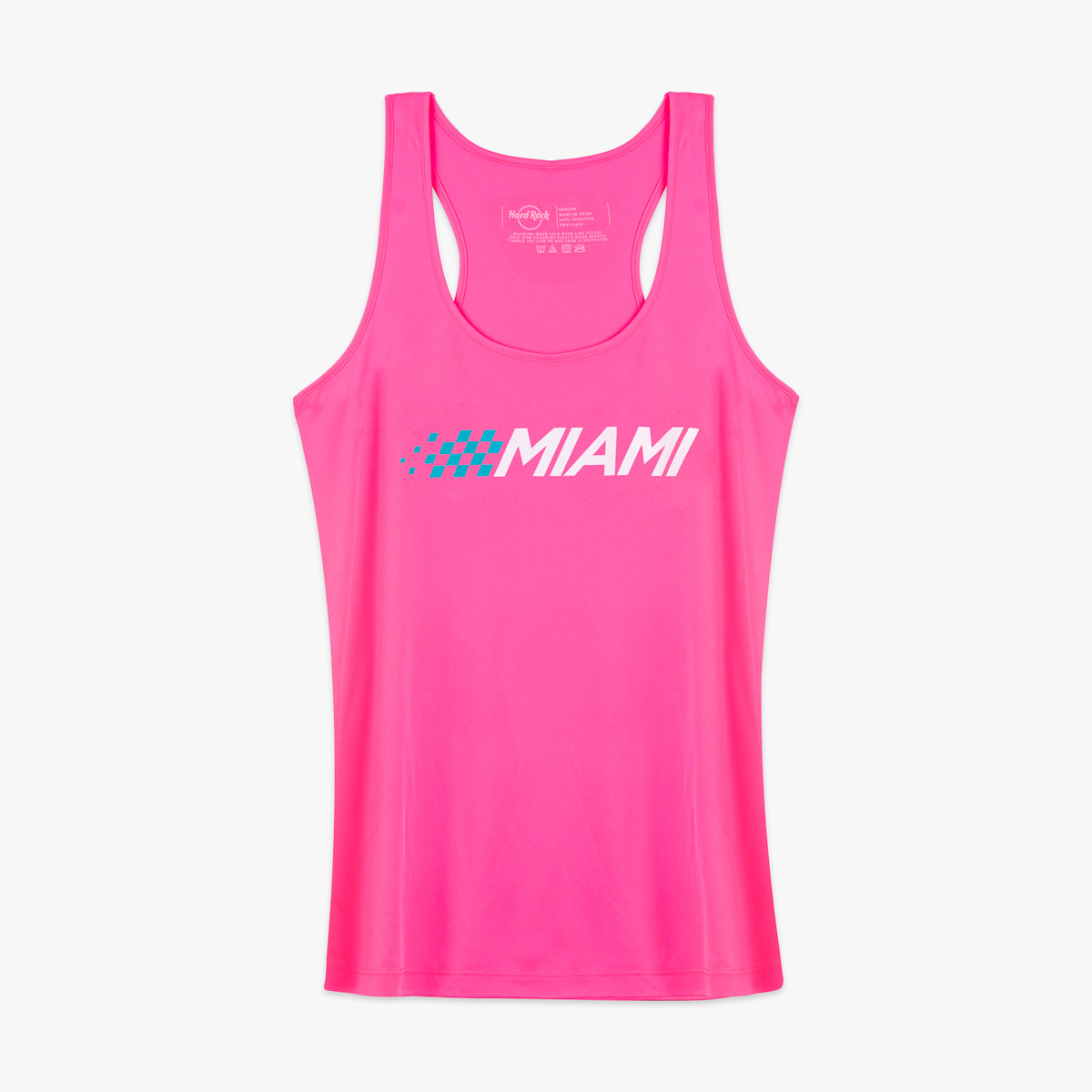 Hard Rock Stadium Beach Club Tank Top in Hot Pink image number 2