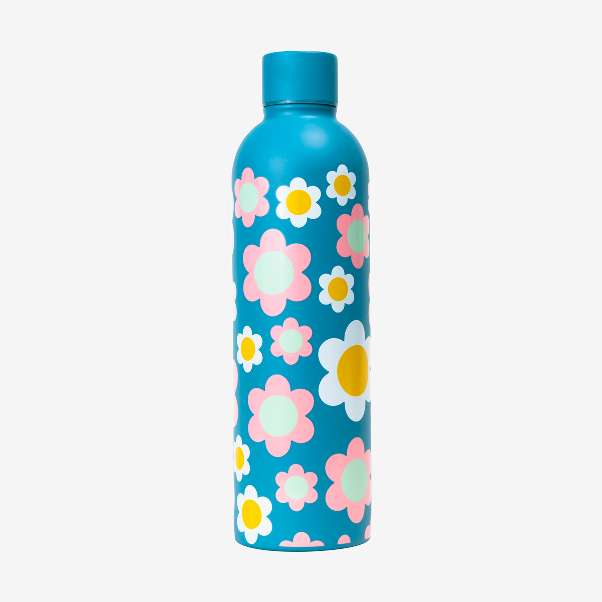 Music Festival Flower Power Water Bottle in Blue image number 3