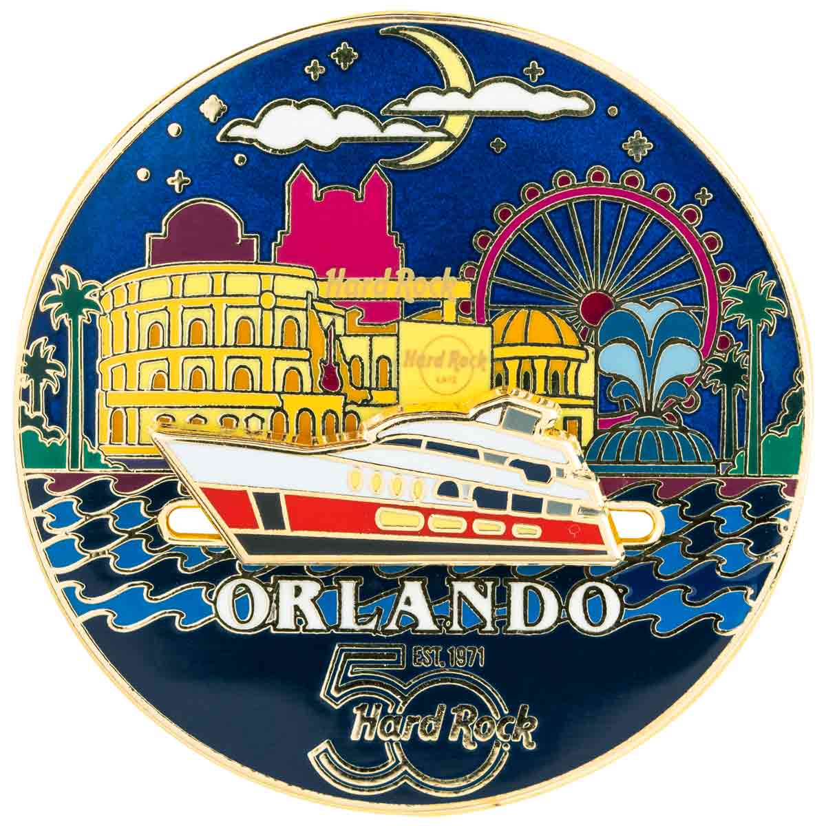 50th Anniversary Slider Pin image number 1