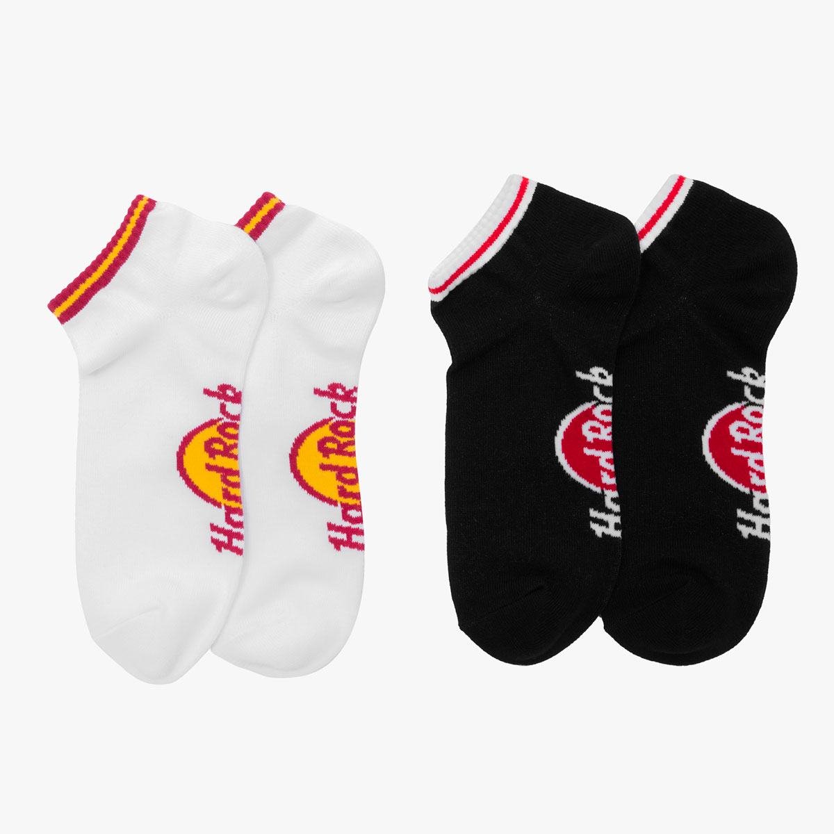 Hard Rock Logo Shorty Sock Set 2Pk image number 3