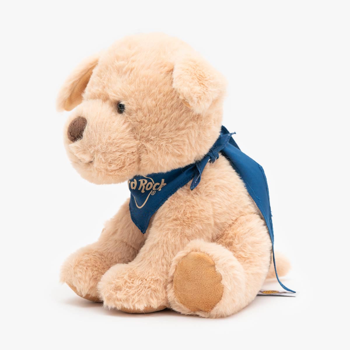 Hard Rock Plush Golden Dog with Navy Bandana image number 2