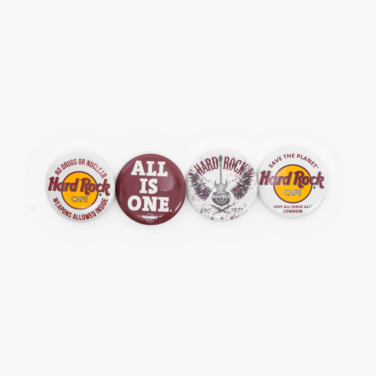 Hard Rock Caf� Button Set image number 1