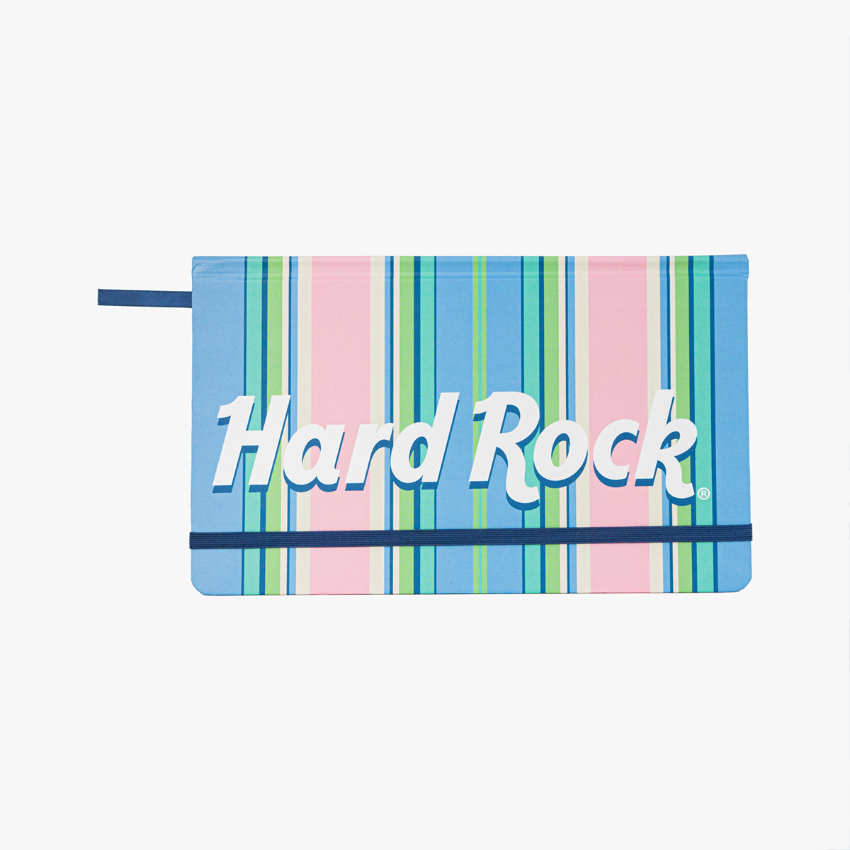 Pop of Color Notebook in Striped Light Blue and Pink image number 1