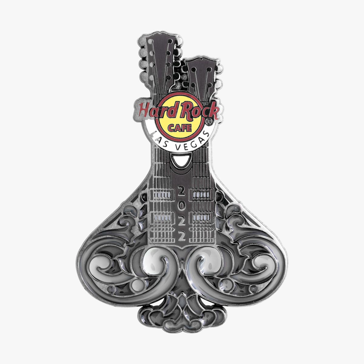 Stained Glass Spade Guitar Black Prototype 2022 LVS image number 1