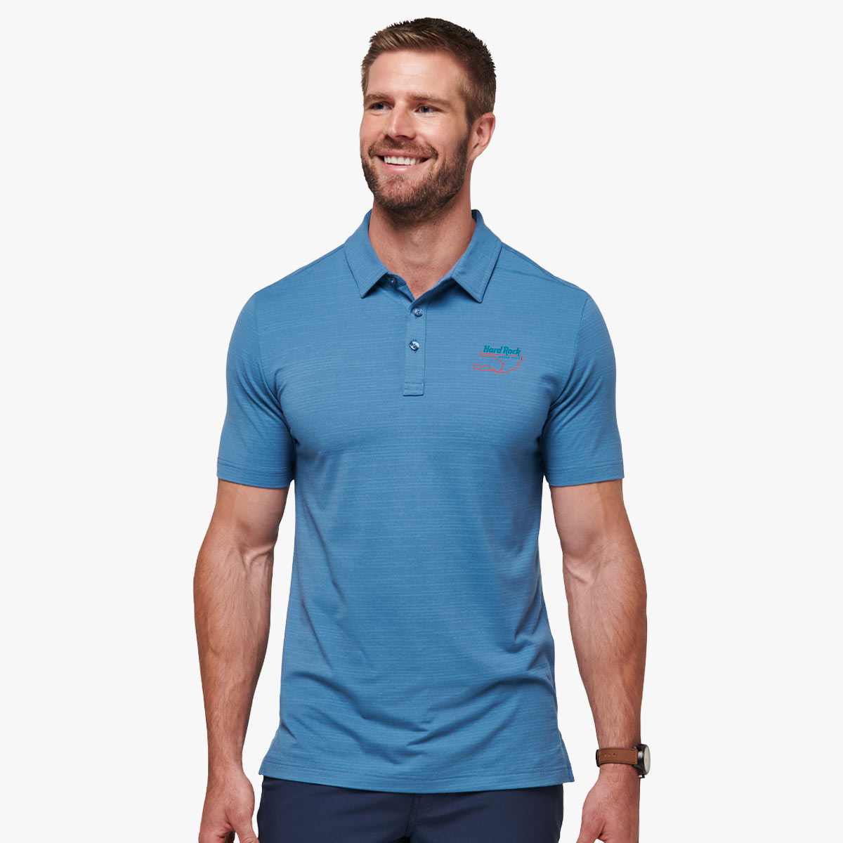 Oracle Red Bull Racing Heather Polo in Stellar Blue image number 1