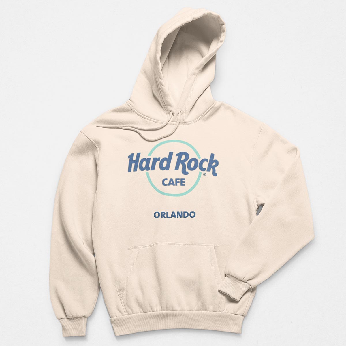Uni HR Puff Logo Hoodie- Tan image number 1