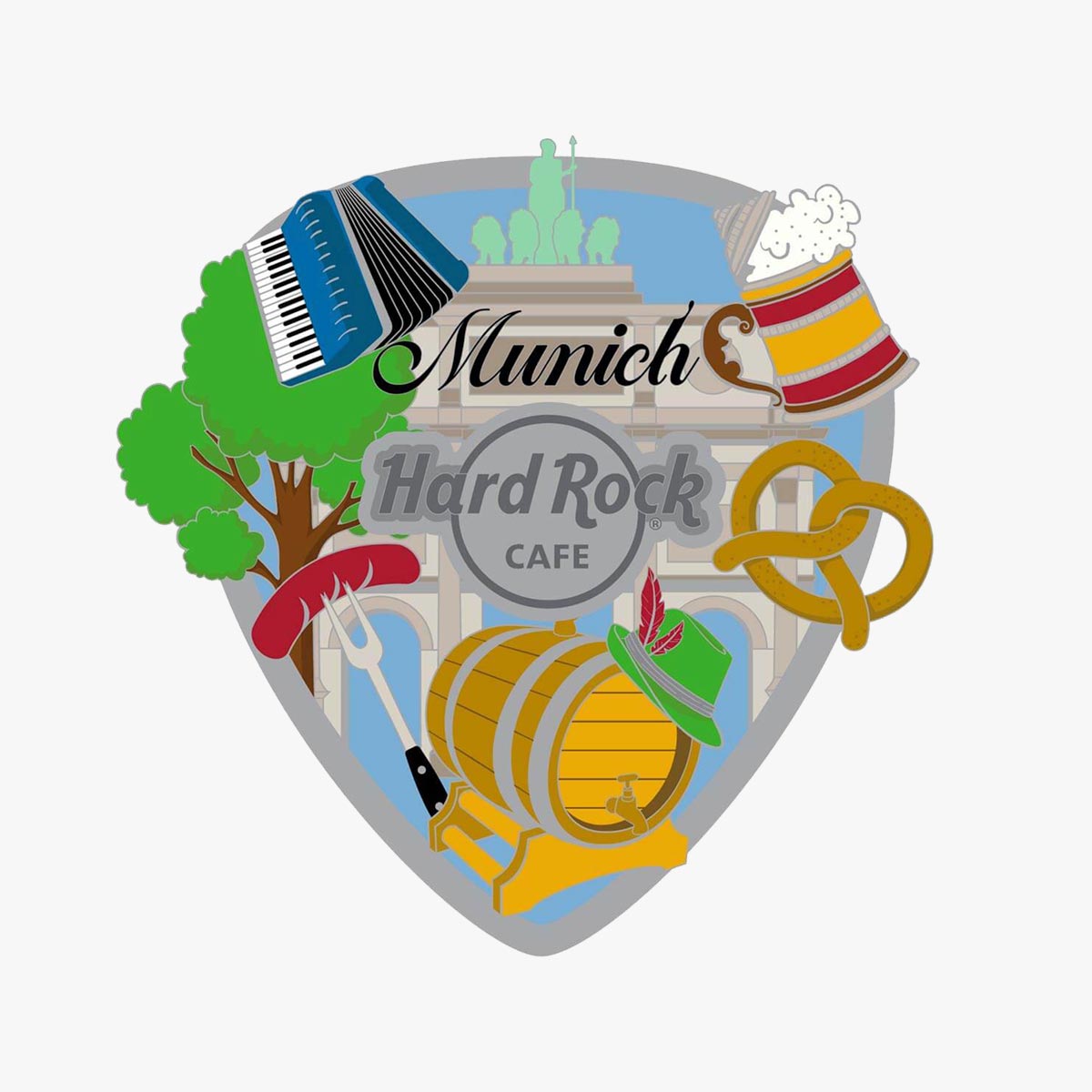 3D Scenic Collage Pick Pin image number 1