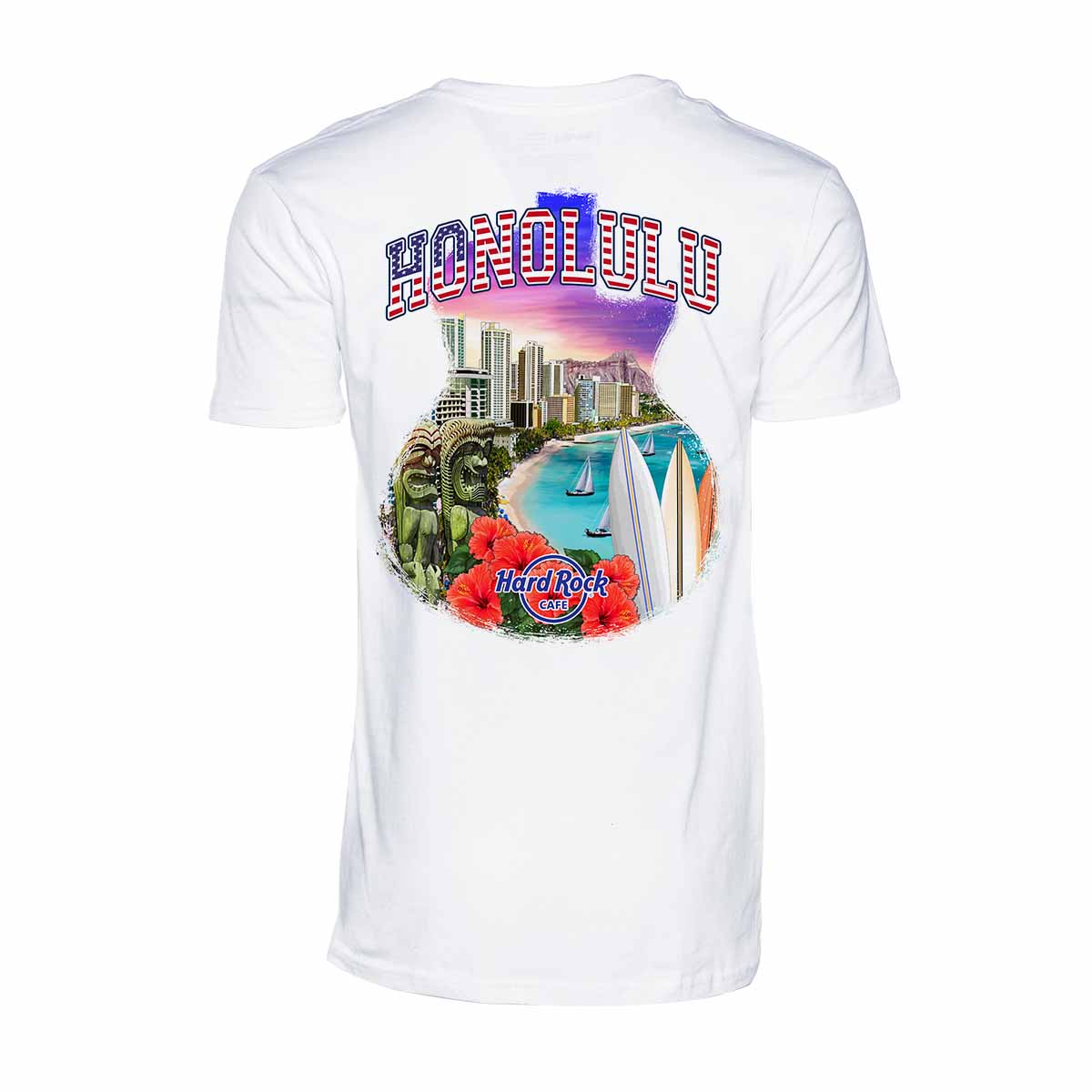 Men's Guitar City Art Tee image number 1