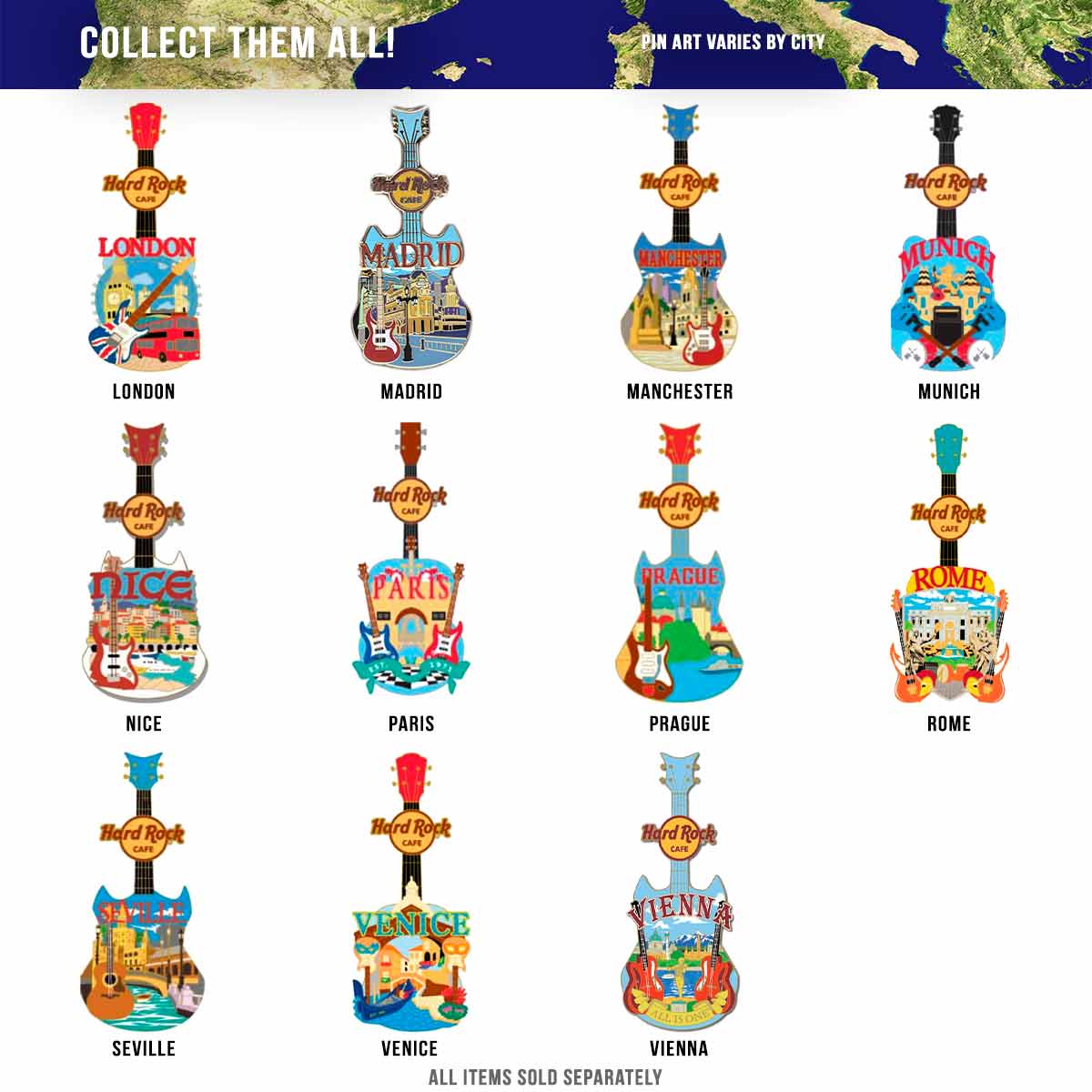 Core Europe City Art Pin image number 2