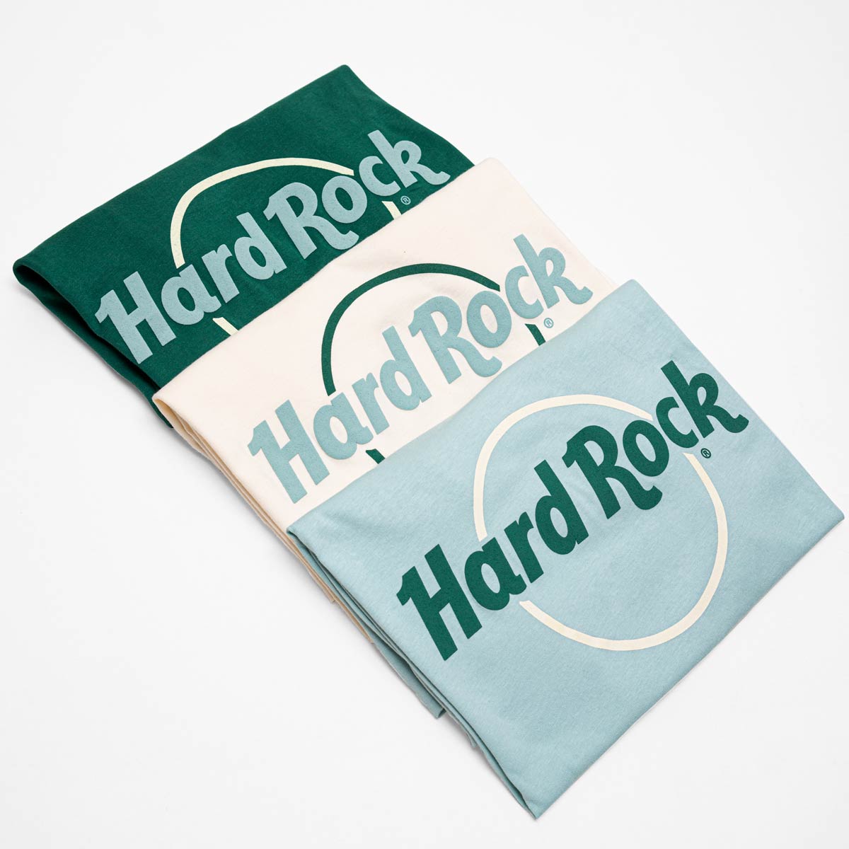 Hard Rock Adult Fit Pop of Color Tee in Natural Beige image number 3