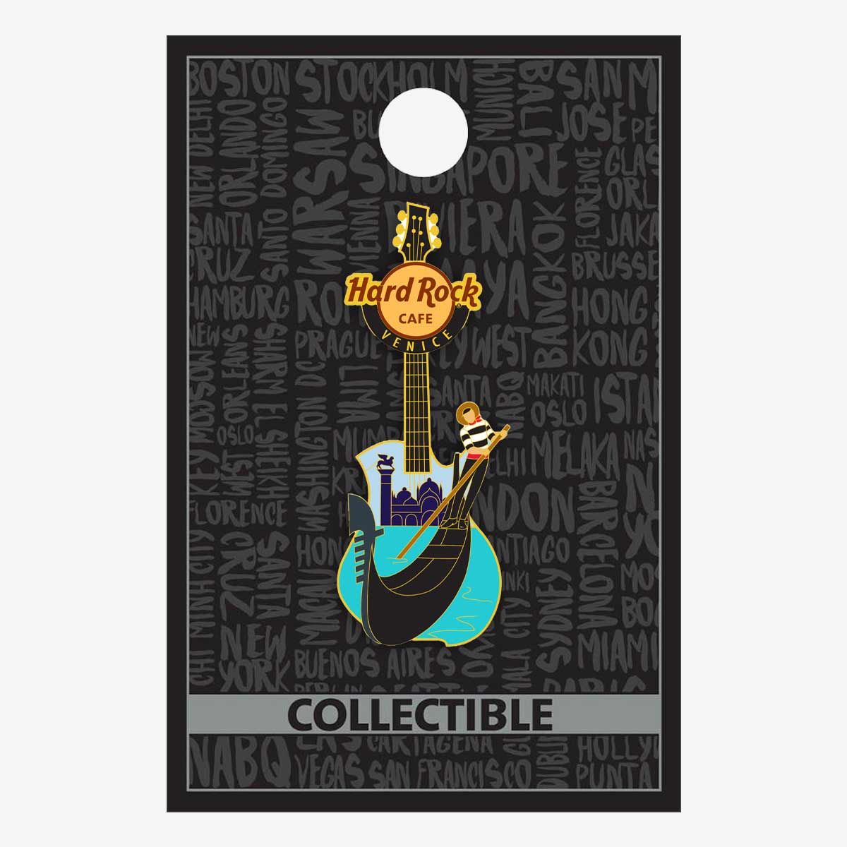 Venice Gondola Guitar Pin image number 2