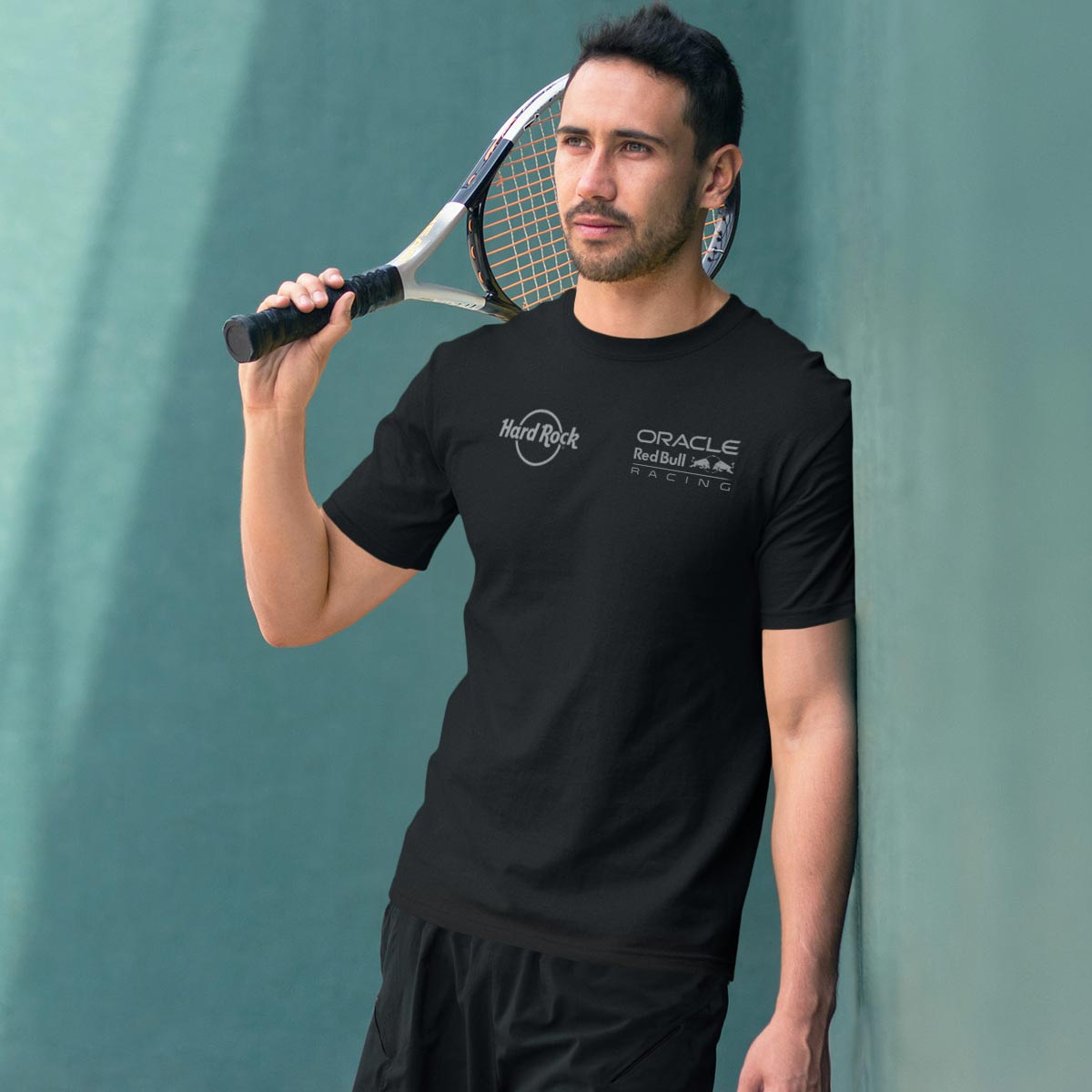 Oracle Red Bull Racing Performance Tee in Black image number 3
