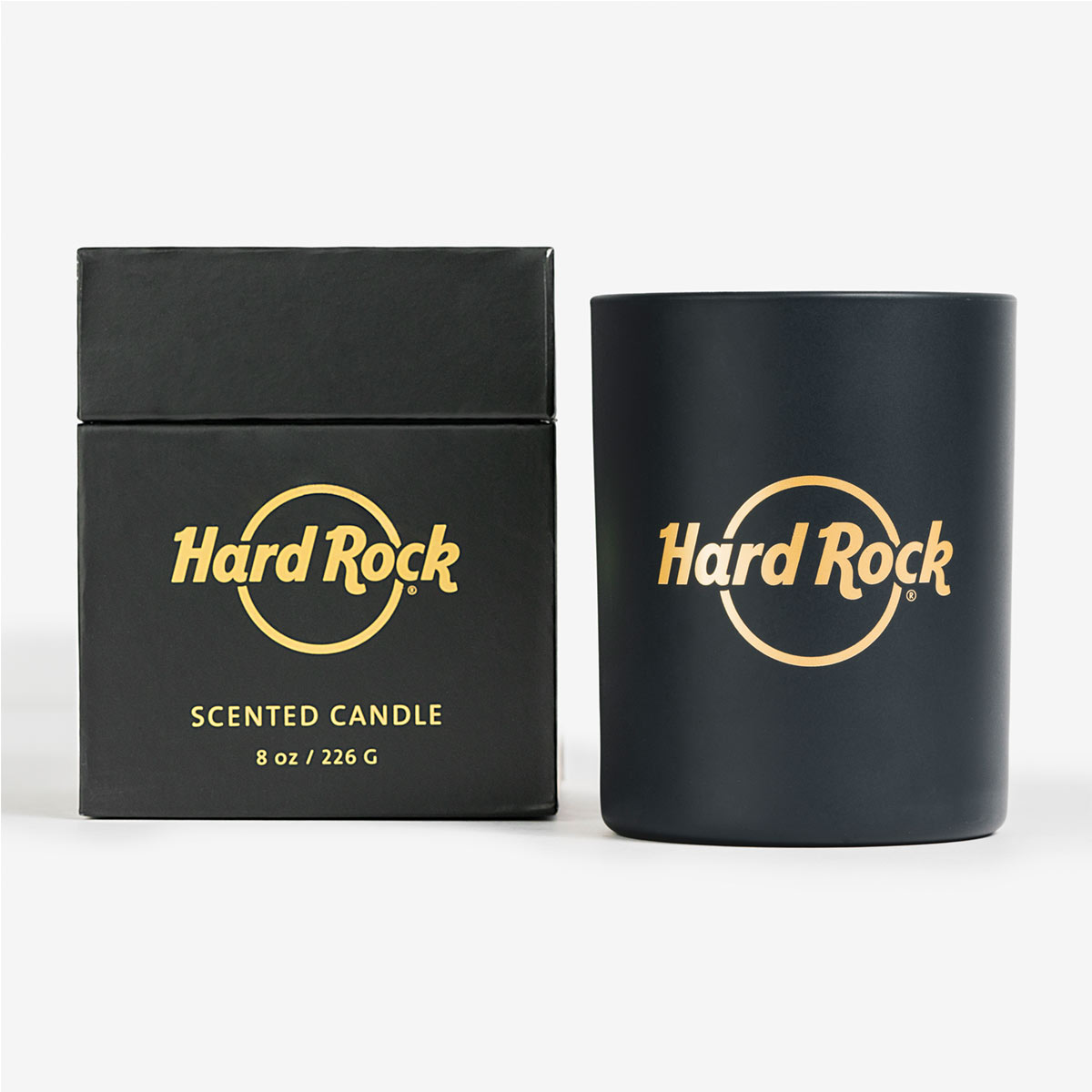 Metallic Gold Foil Logo 8oz Candle image number 1