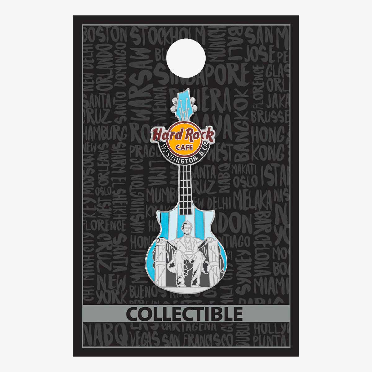 DC Lincoln Monument Guitar Pin image number 2