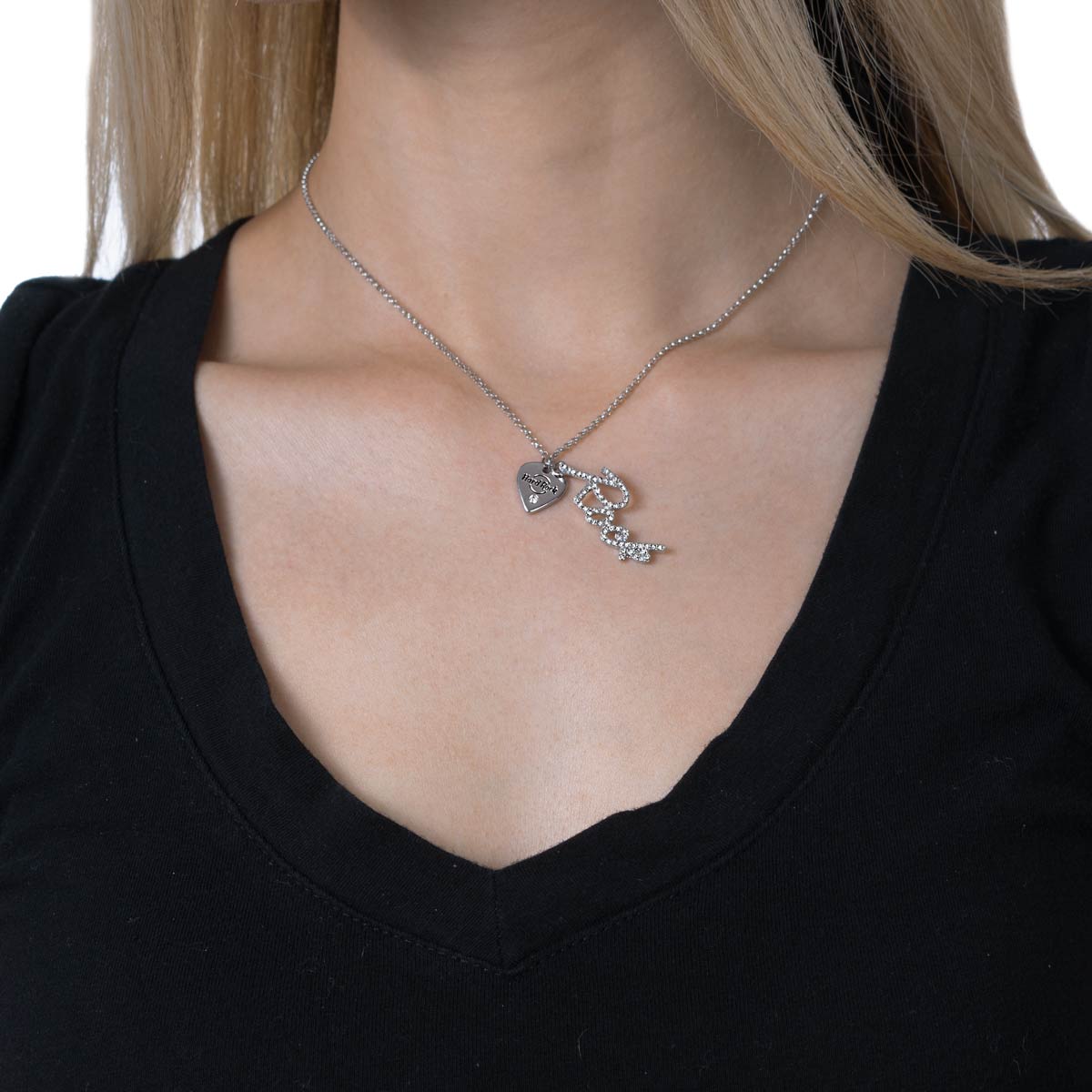 Rock Guitar Pick Necklace image number 3