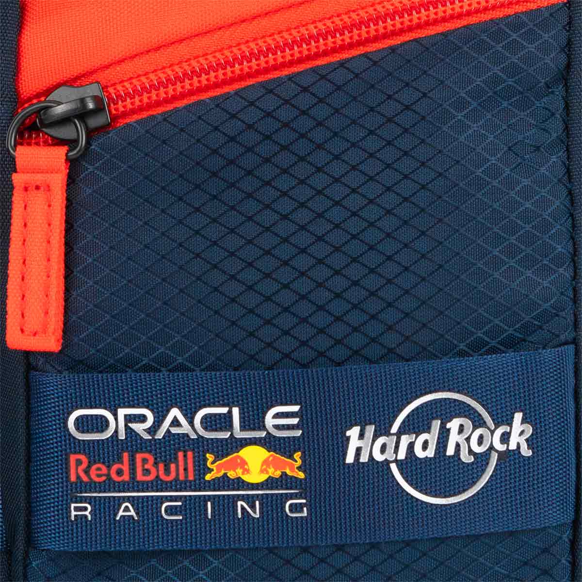 Oracle Red Bull Racing F1 Jetset Crossbody Bag in Navy and Orange image number 2
