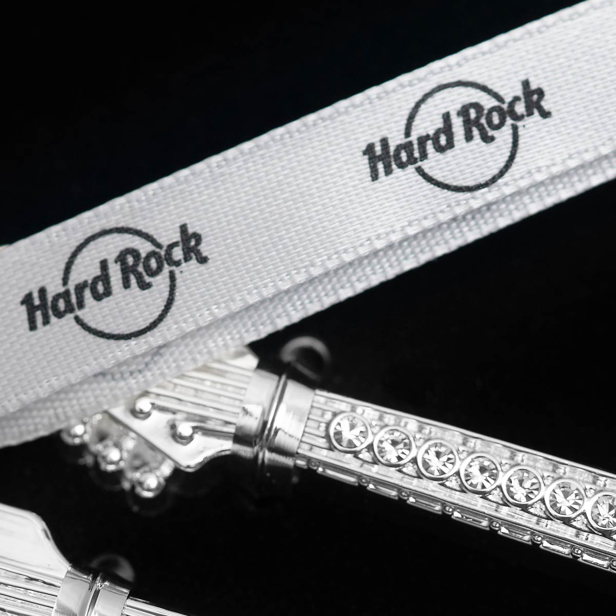 Guitar Ornament Silver Plated image number 7