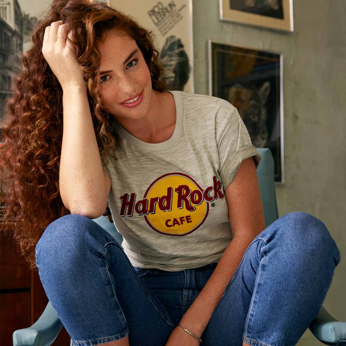 Adult Fit Elevated Classic Logo Tee in Grey image number 6