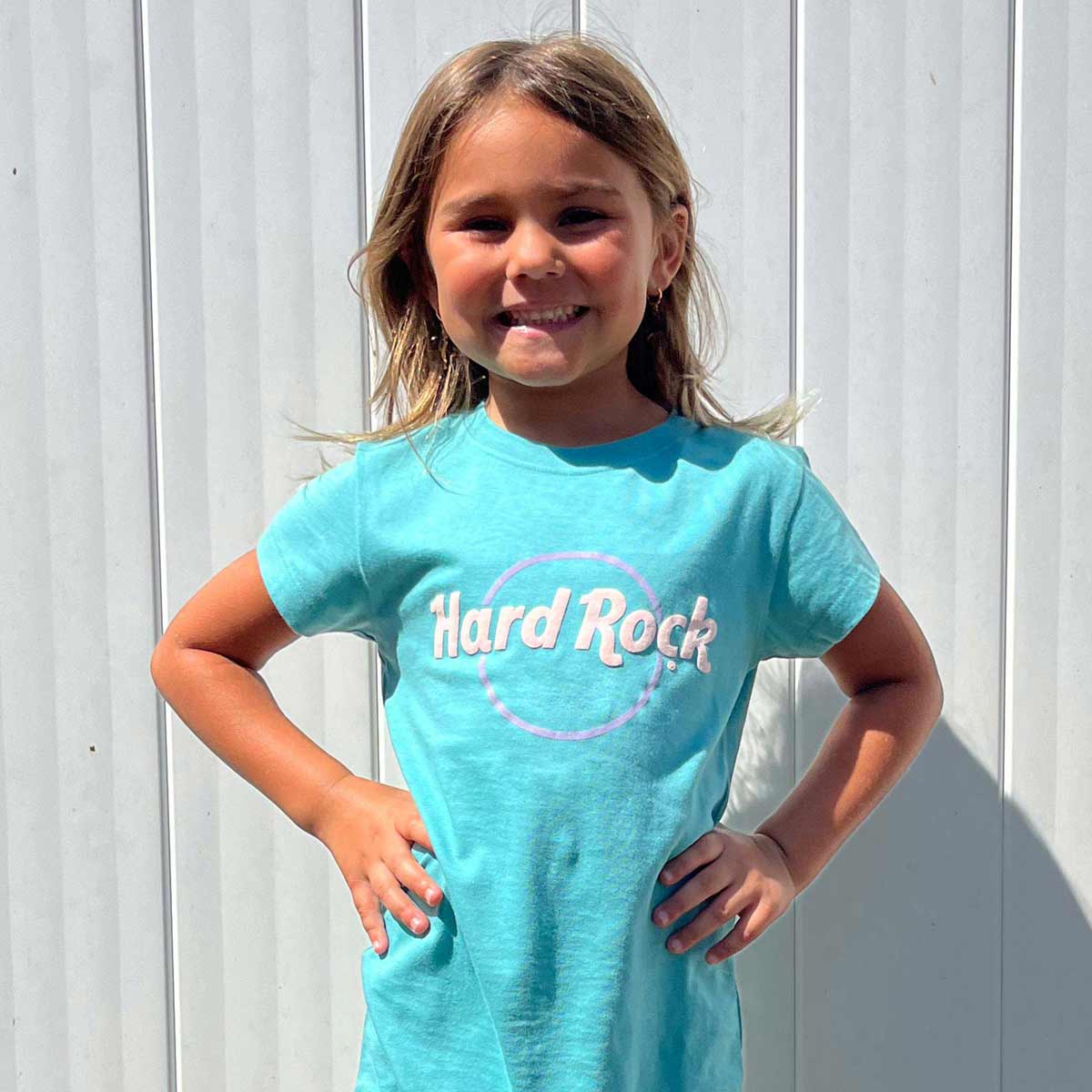 Youth Fit Pop of Color Tee in Light Aqua image number 2