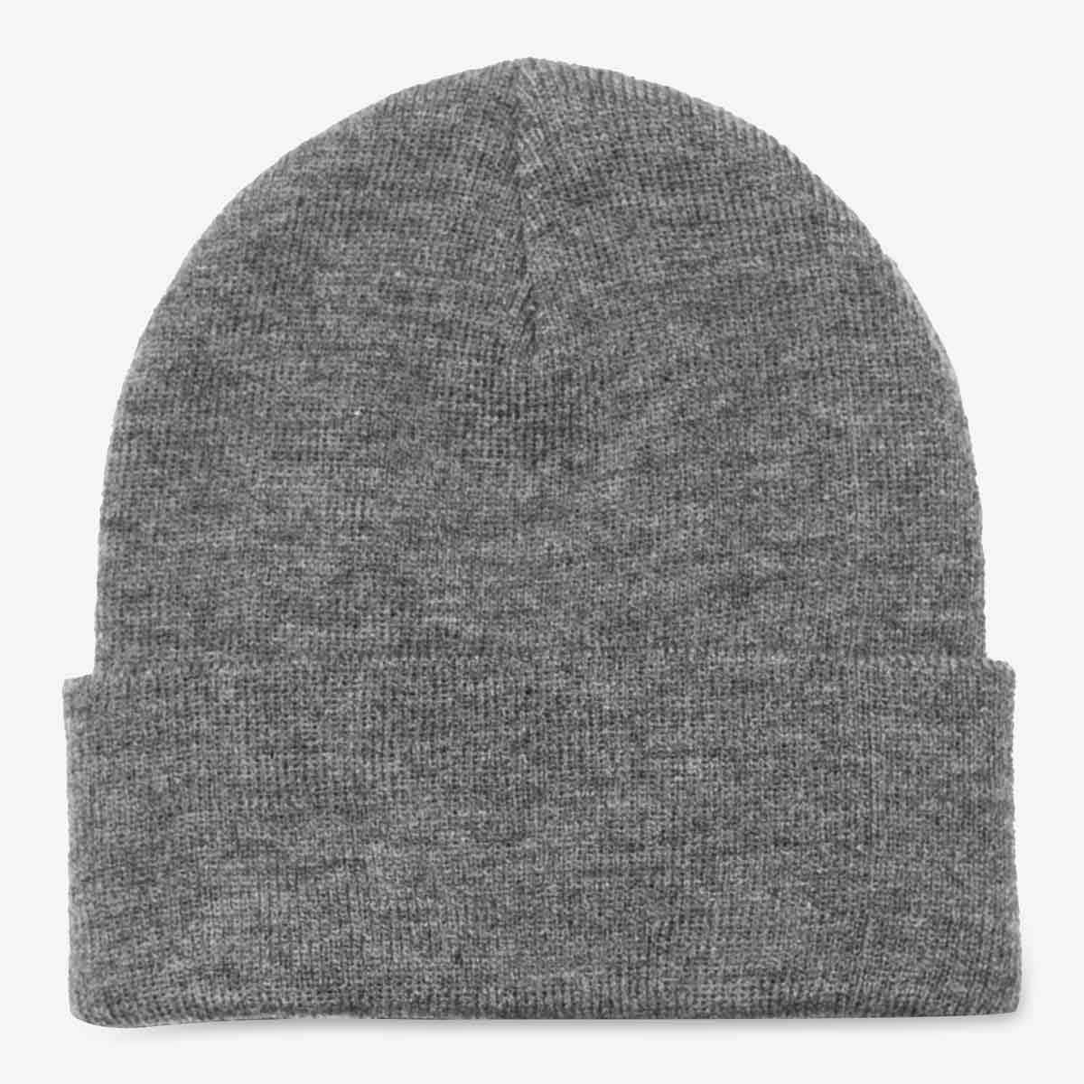 HR Woven Label Logo Fold Over Beanie Grey image number 3