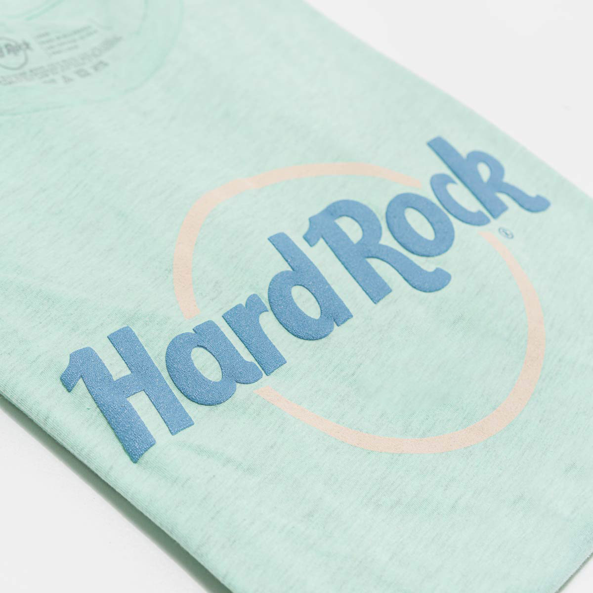 Adult Fit Pop of Color Puff Logo Tee in Green image number 3