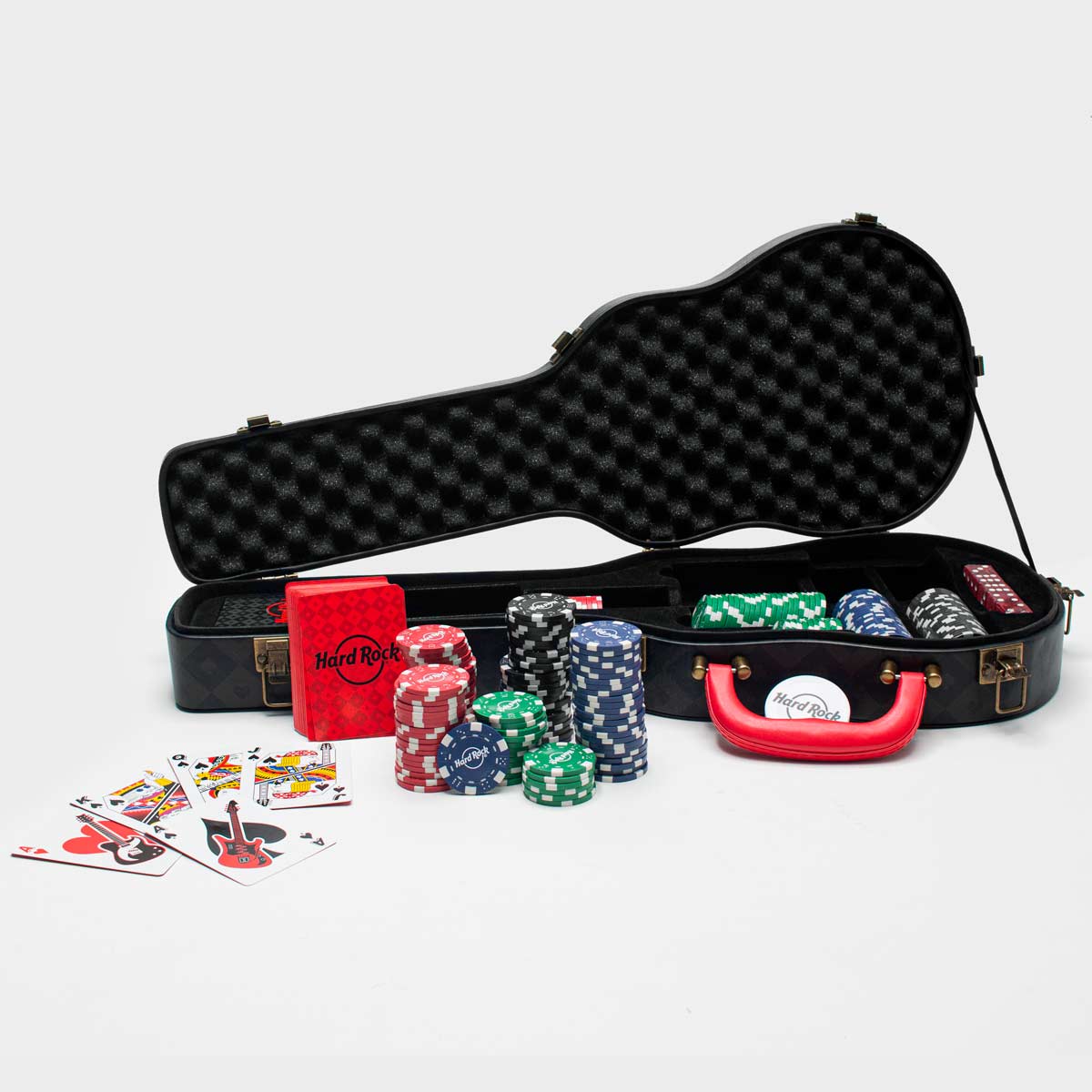 Guitar Case Poker Set image number 2