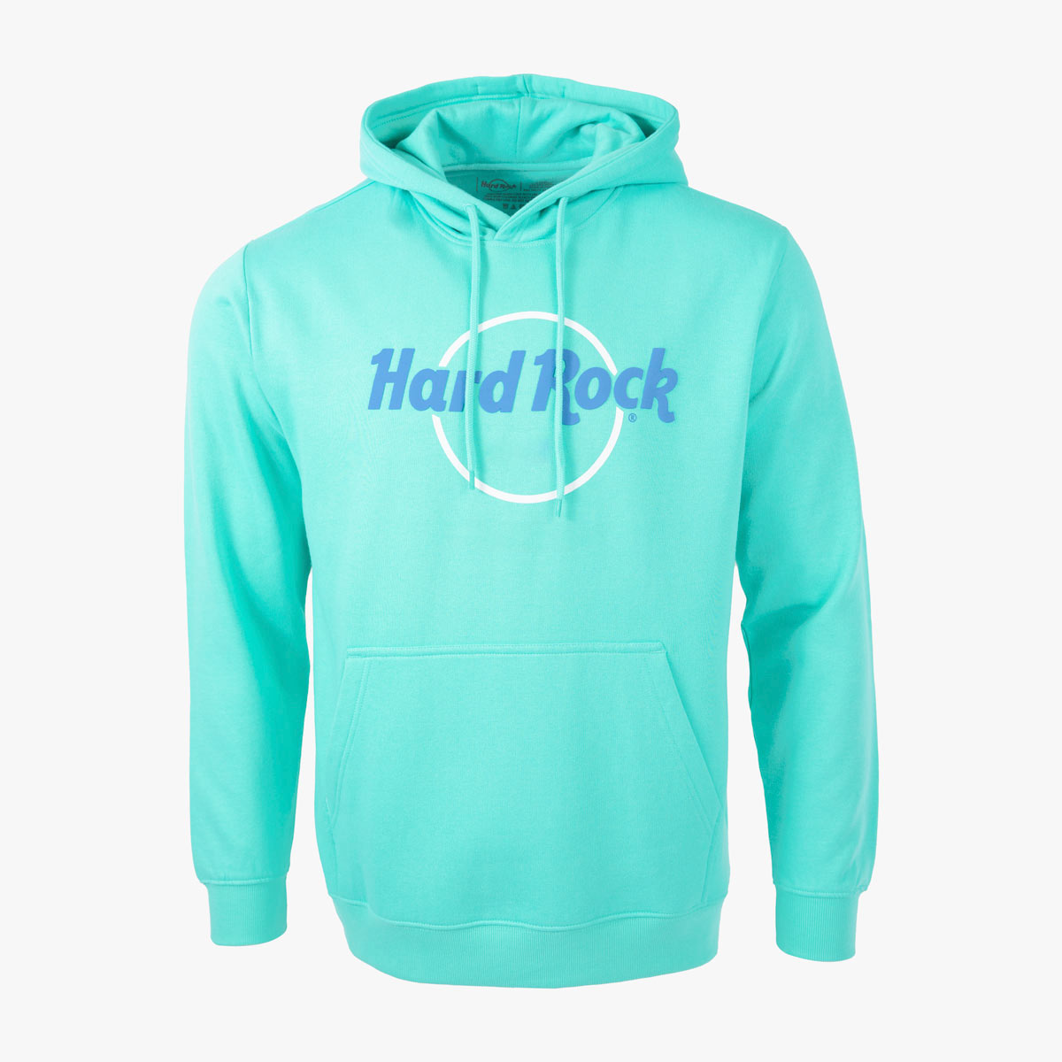 Adult Fit Pop of Color Fleece Hoodie in Teal image number 2