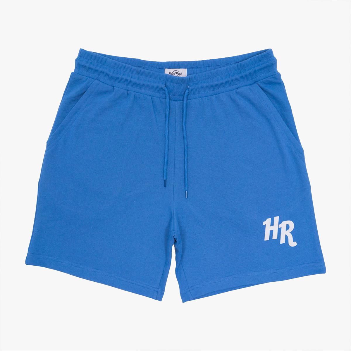 Adult Fit Pop of Color French Terry Shorts in Mid Blue image number 1