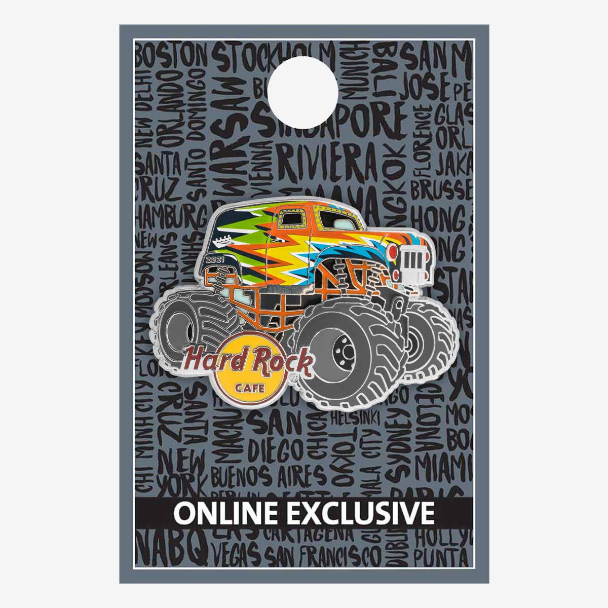 Monster Truck Series Neon Lightning Pin image number 2