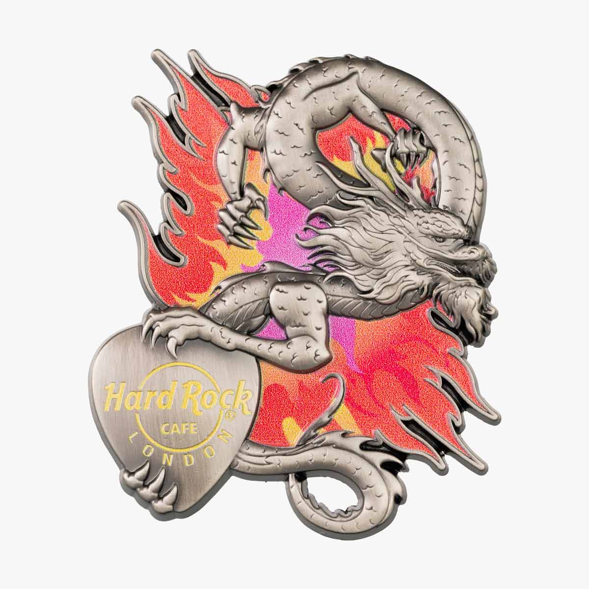 3D Asia Dragon Pin image number 1