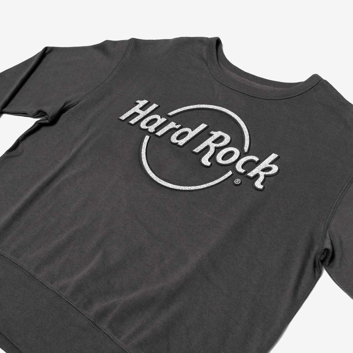 Glitter Logo French Terry Longsleeve Tee image number 1