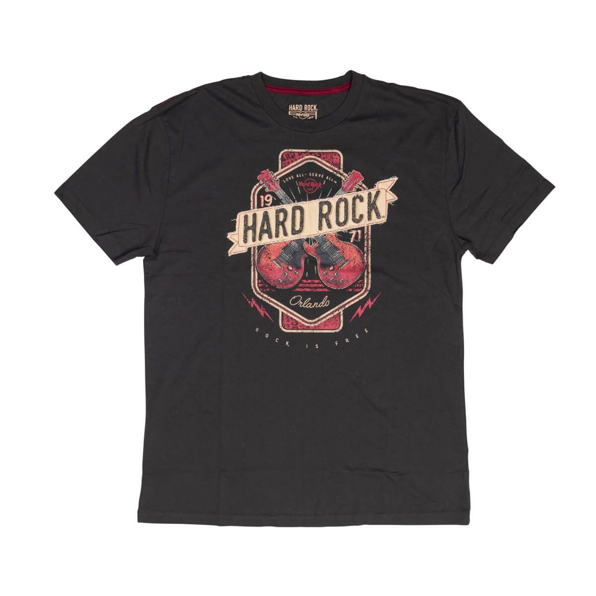 Men's Twin Guitar Applique Tee image number 2