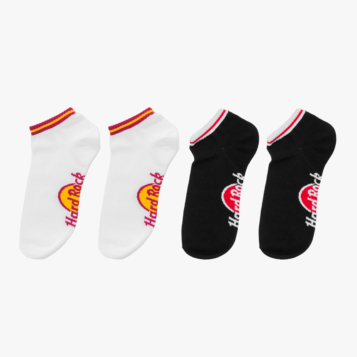Hard Rock Logo Shorty Sock Set 2Pk image number 1
