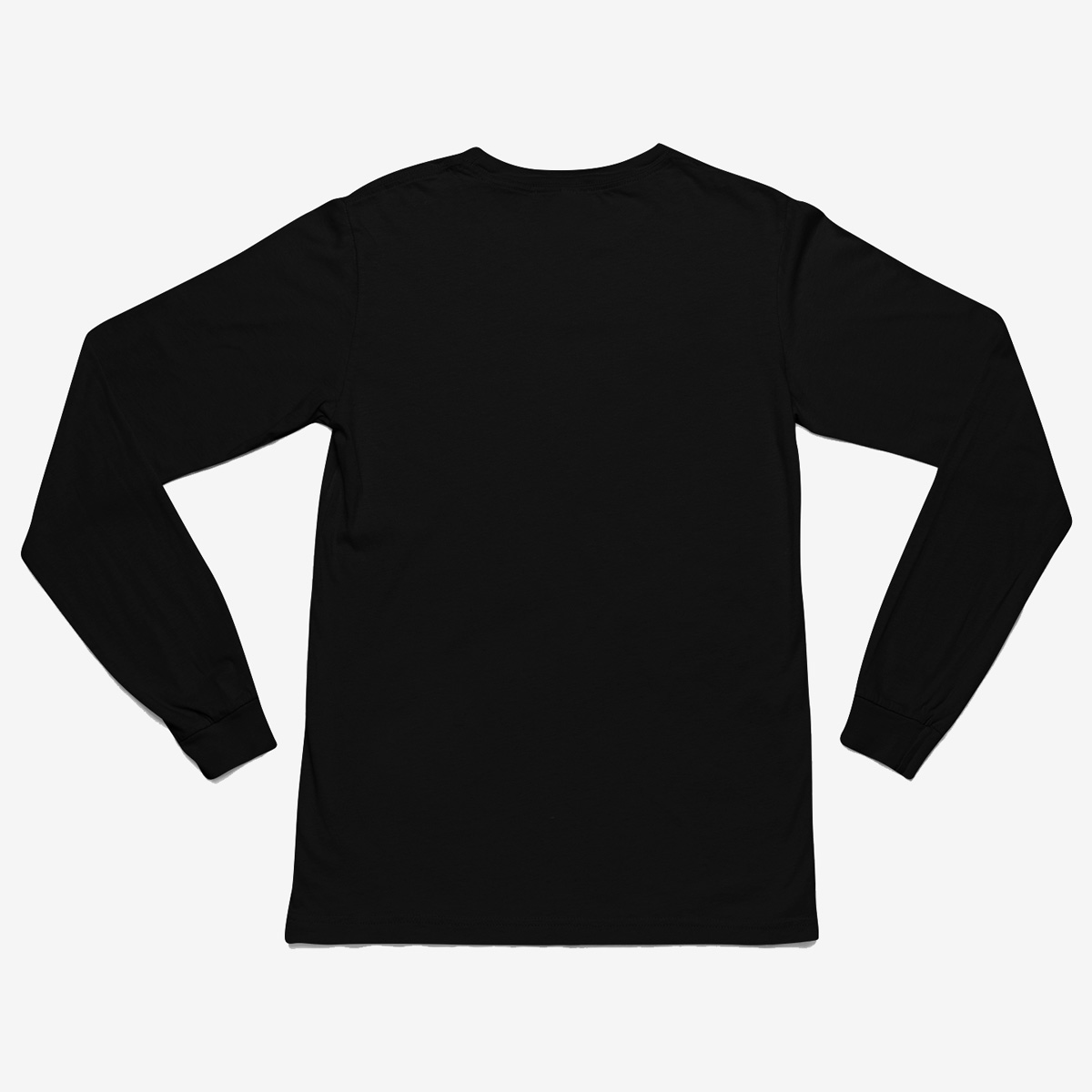 Adult Fit Vinyl Logo Longsleeve in Black image number 3