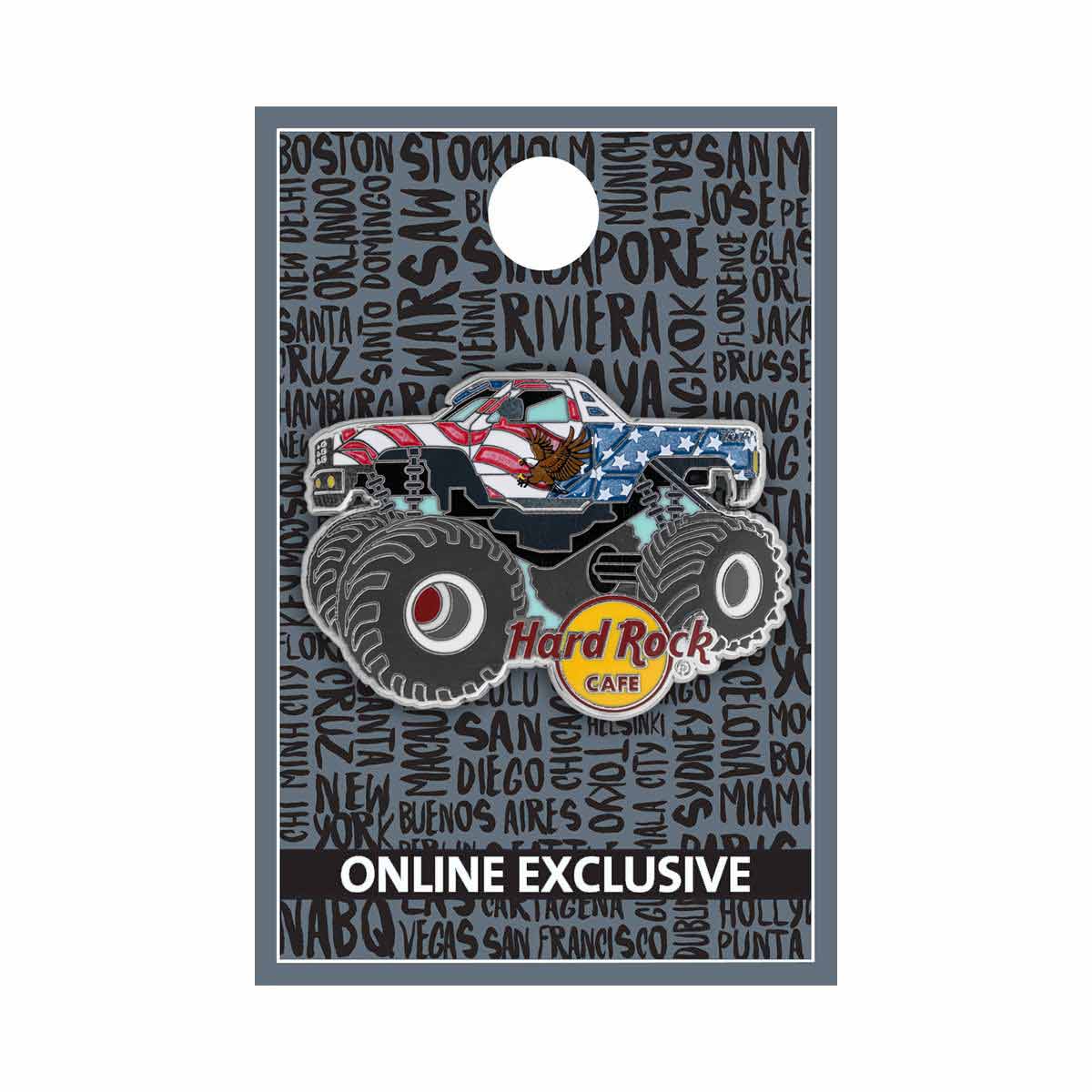 Monster Truck Series Patriotic Pin image number 1