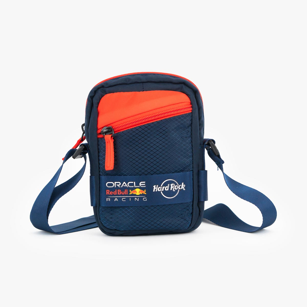 Oracle Red Bull Racing F1 Jetset Crossbody Bag in Navy and Orange image number 1