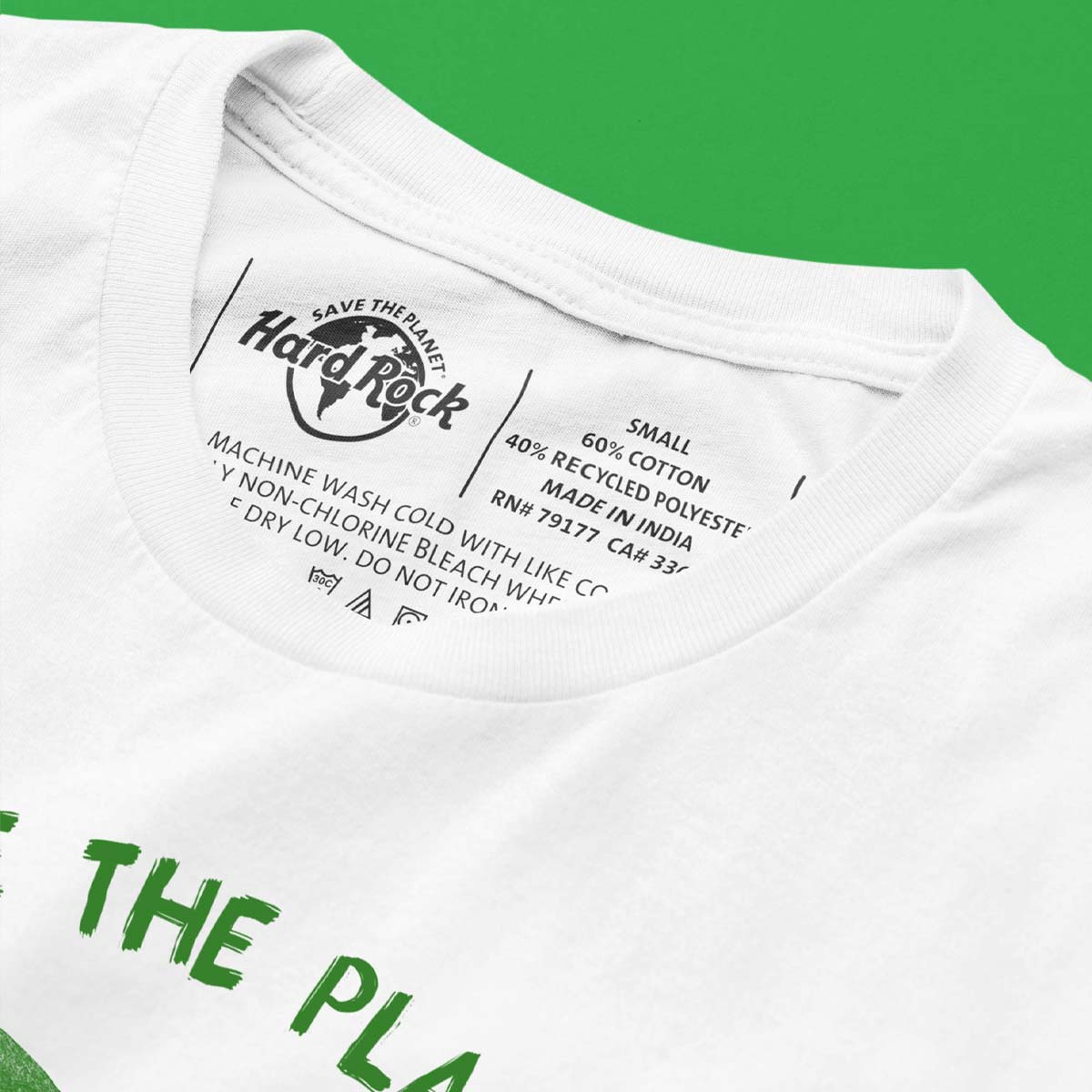 Hard Rock Youth Fit Save the Planet Heart Tee in White image number 4