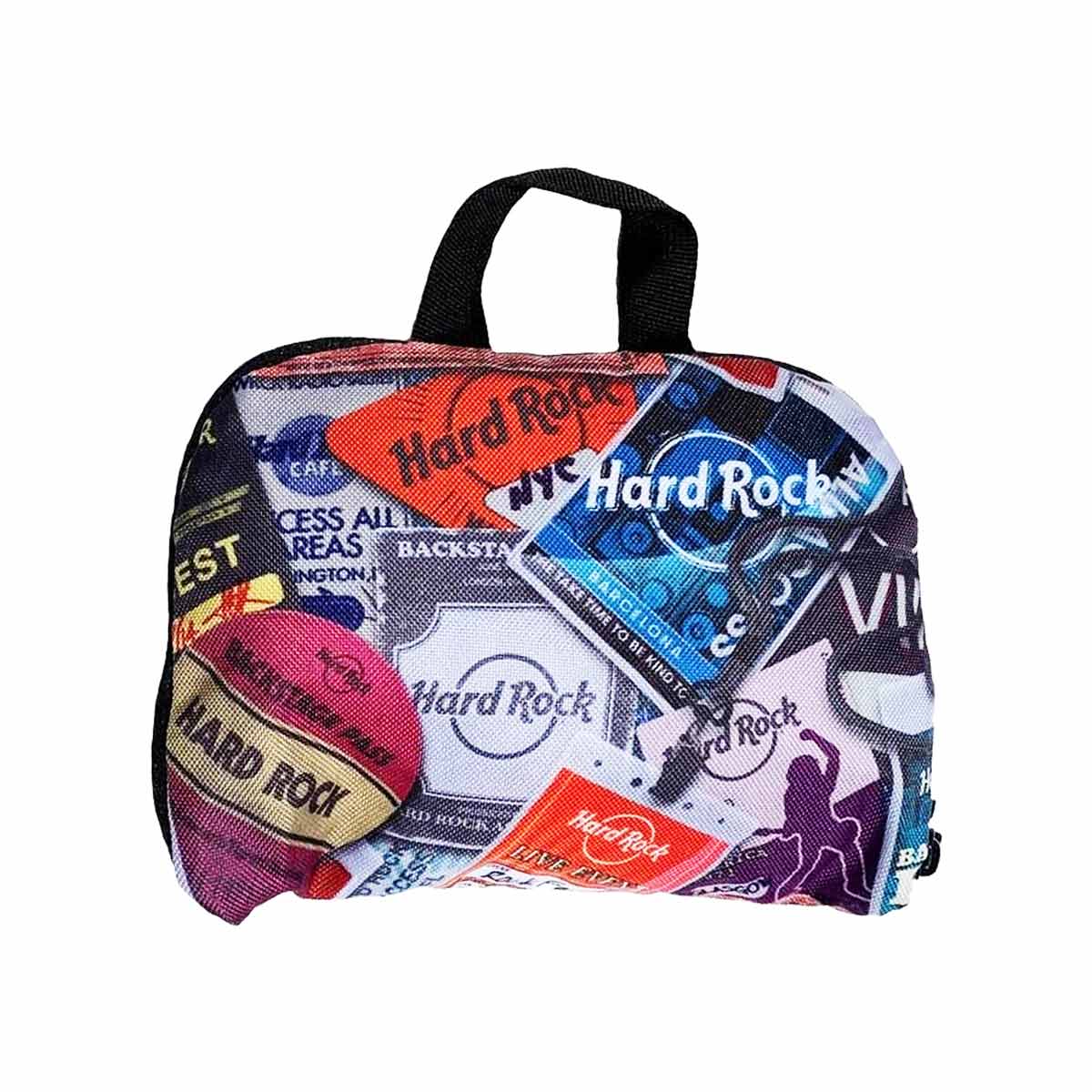 Ultralight Portable Packable Backstage Pass Print Backpack image number 2