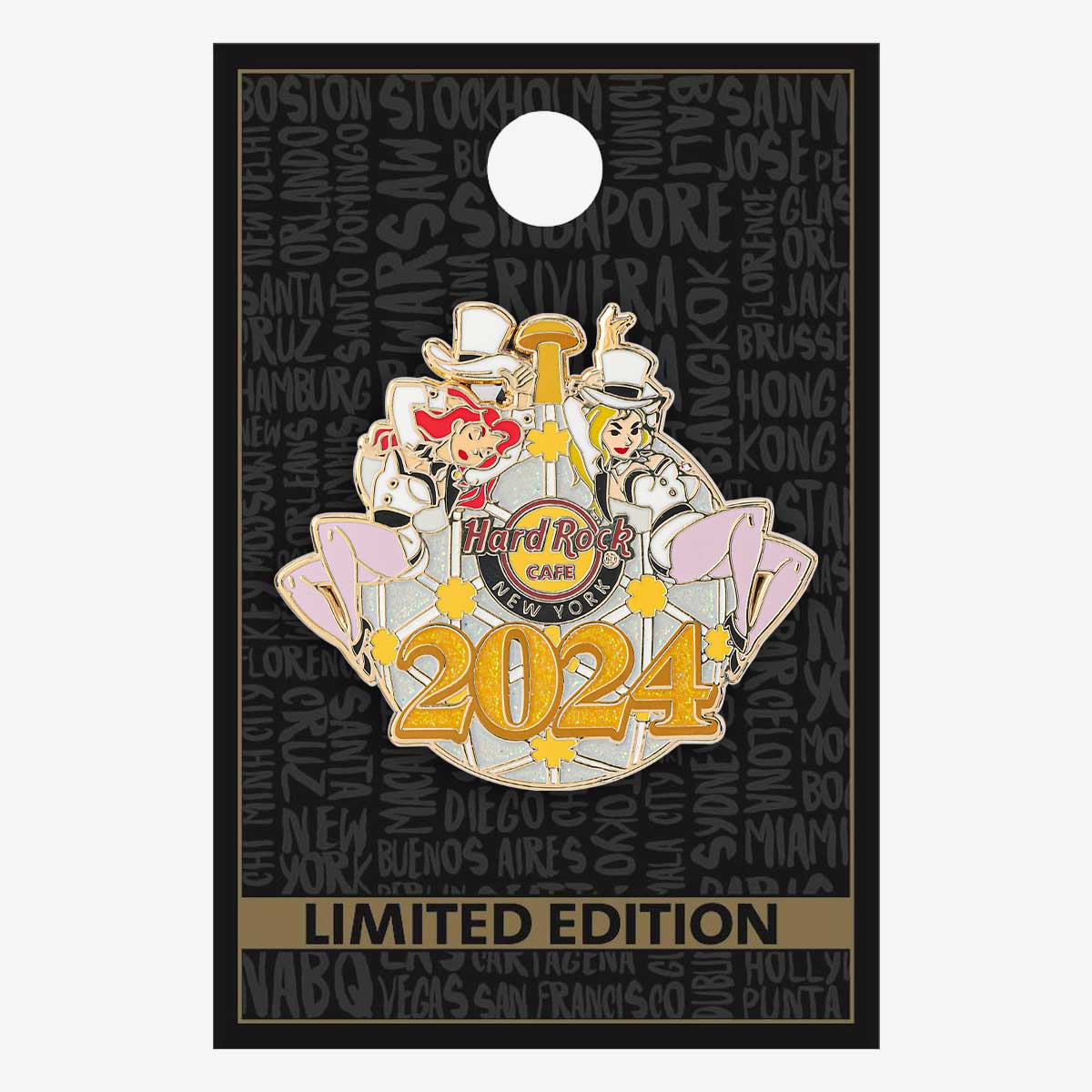 Limited Edition Big Apple Ball Drop Pin image number 2