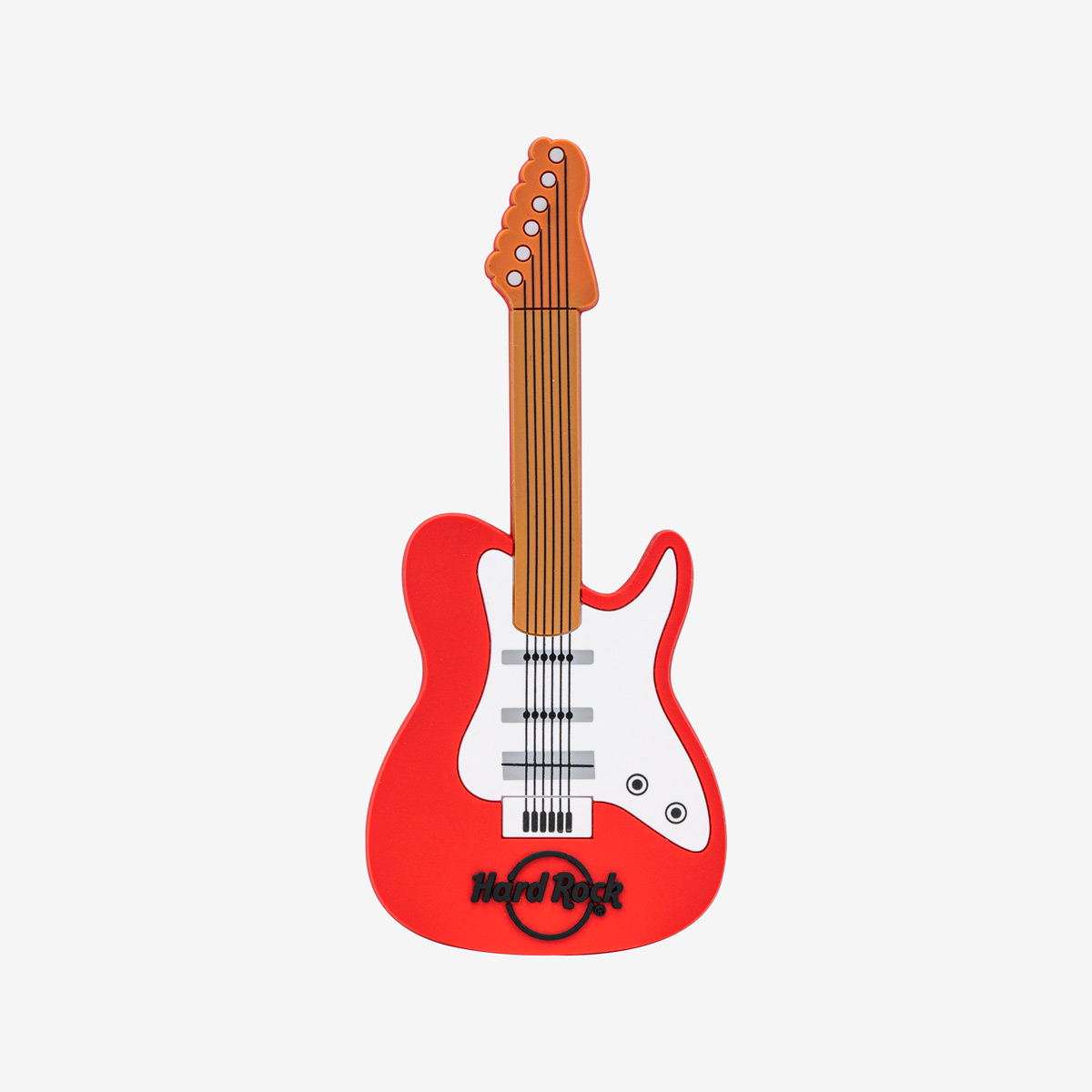 Hard Rock Red Guitar Magnet image number 1