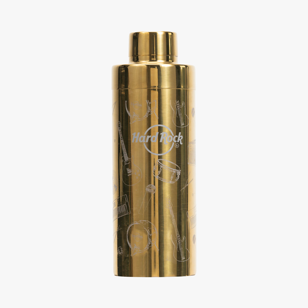 Metallic Cocktail Shaker set in Gold Stainless Steel image number 1