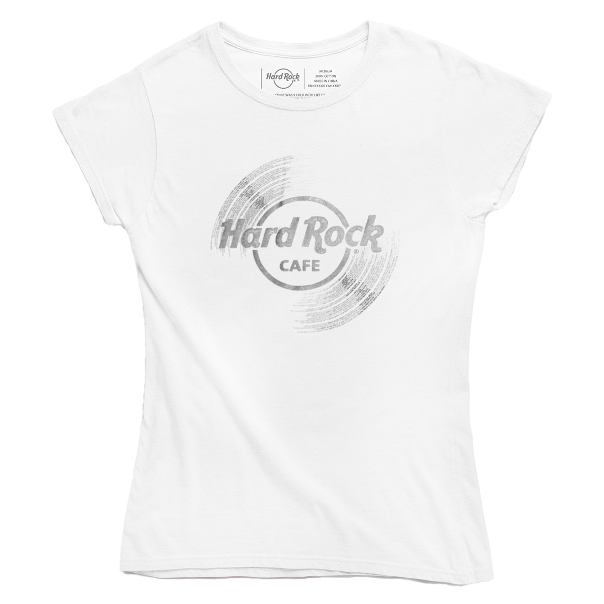 Women's Vinyl Logo Shortsleeve Crewneck Tee in White image number 6