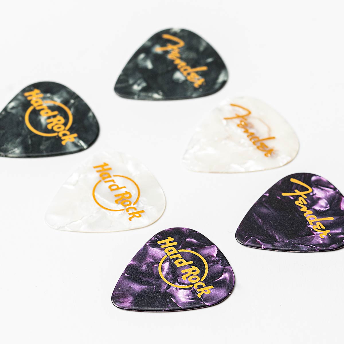 Fender x Hard Rock 12pk Guitar Pick Tin Case image number 2