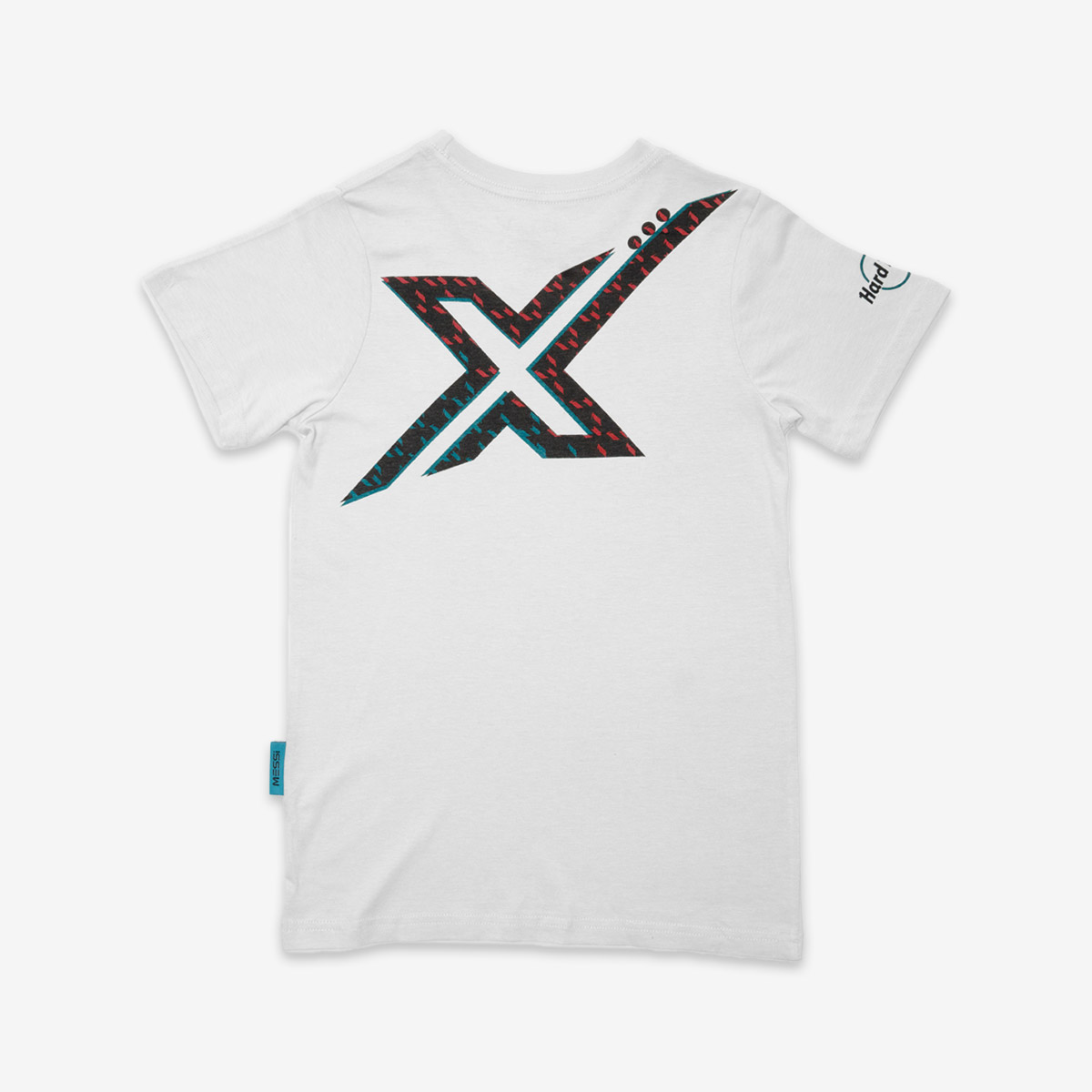 Adult Fit Messi x Hard Rock 10 Tee in Silver image number 4