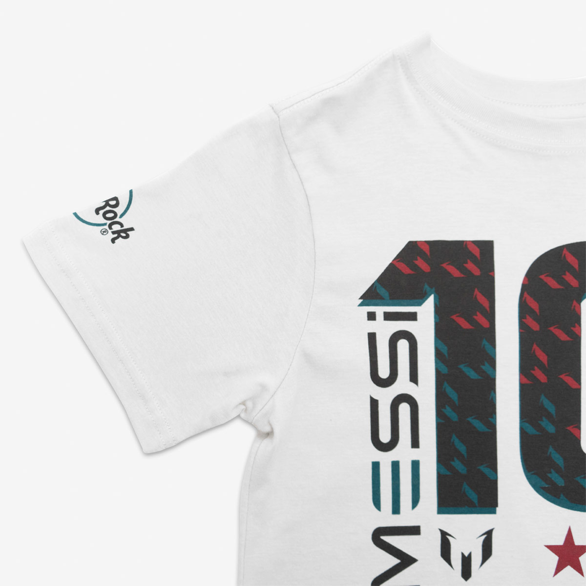 Adult Fit Messi x Hard Rock 10 Tee in Silver image number 5