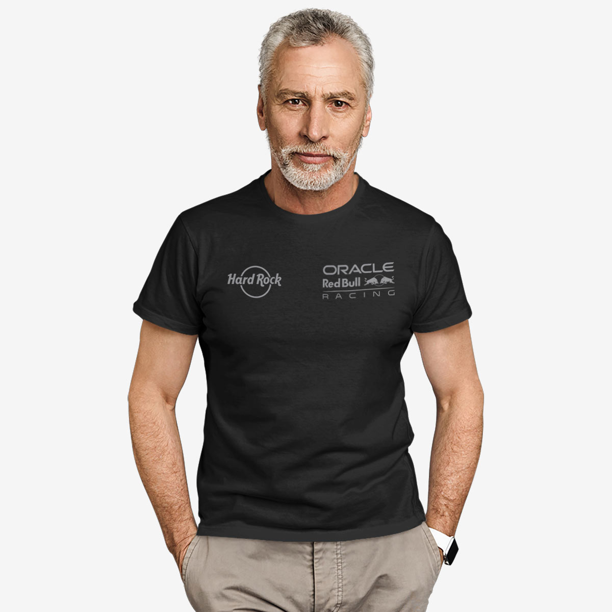 Oracle Red Bull Racing Performance Tee in Black image number 1