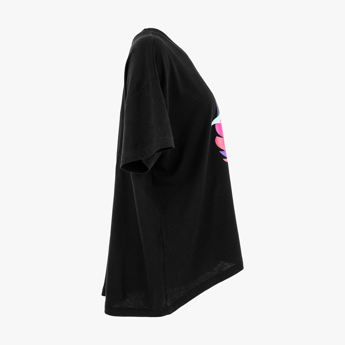 Women's Empowerment High Low Oversized Tee image number 4