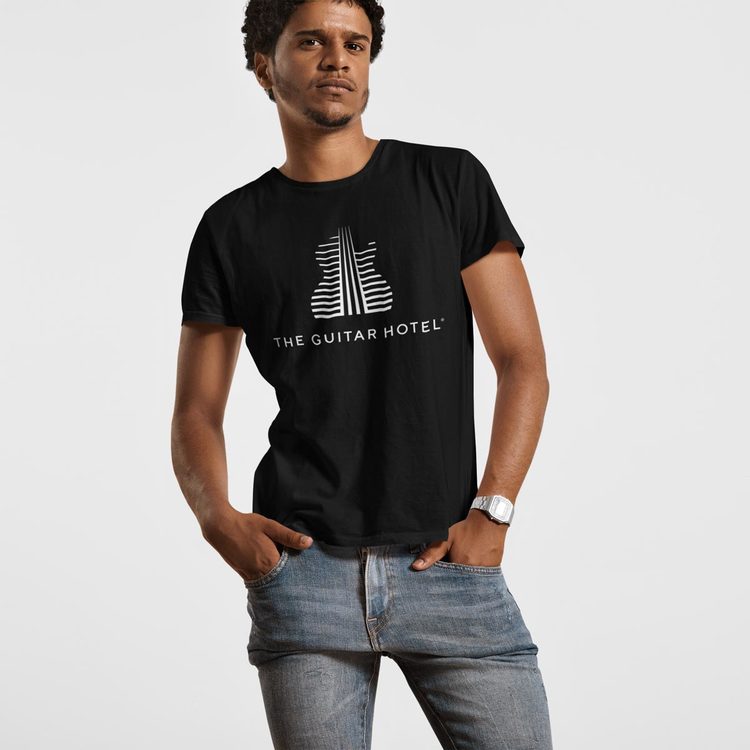 Men's Guitar Hotel Tee image number 1