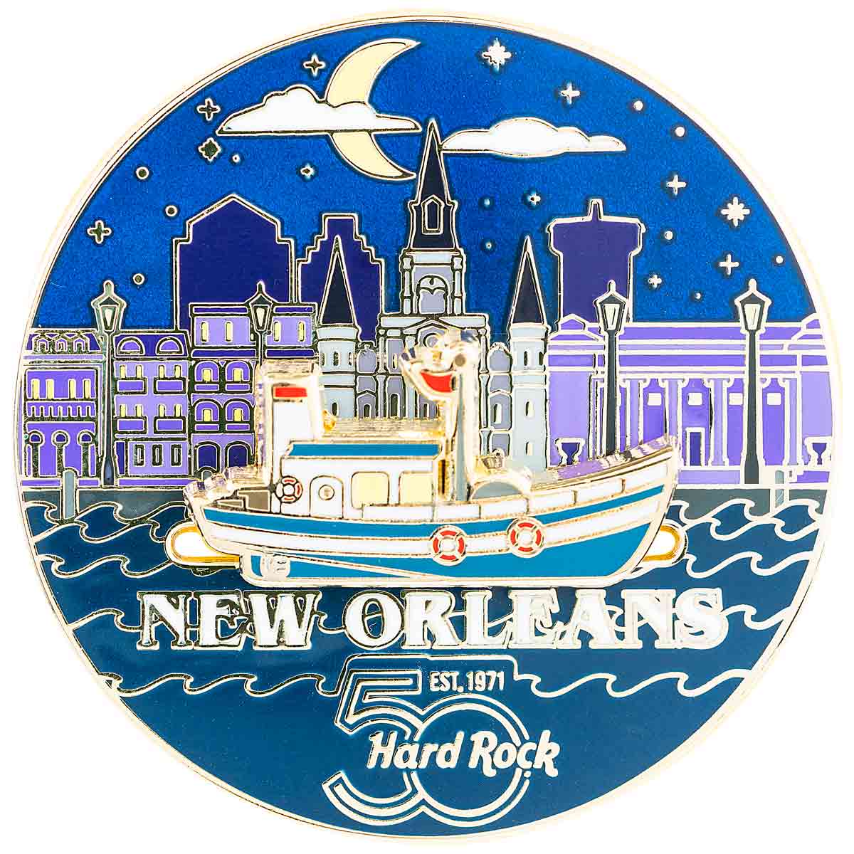 50th Anniversary Slider Pin image number 1
