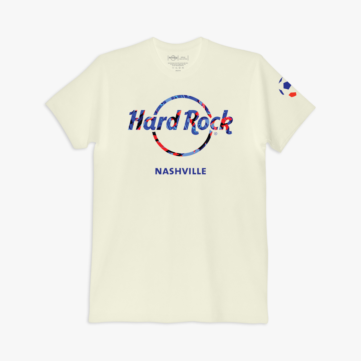 USA Soccer Cup Tee in Off-White Cream image number 1